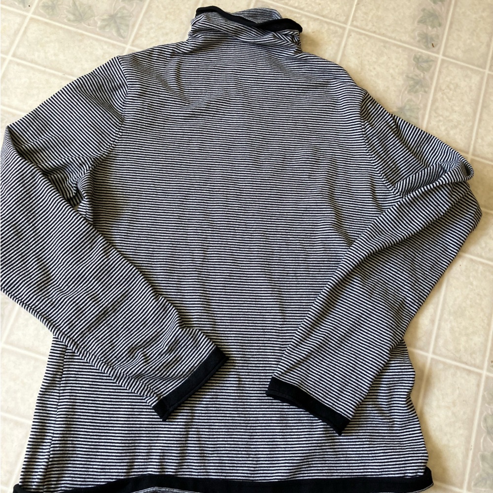 Duluth funnel neck stripe Long Sleeve Sweater